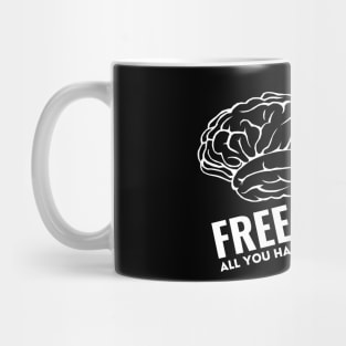 The Human Brain - Free To Use! Mug